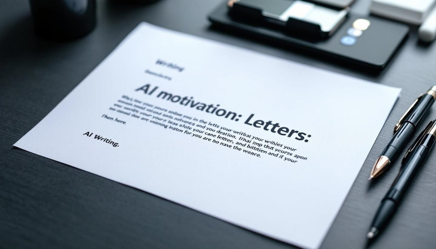Comment maximiser l'efficacité d'une lettre de motivation écrite par une IA ?